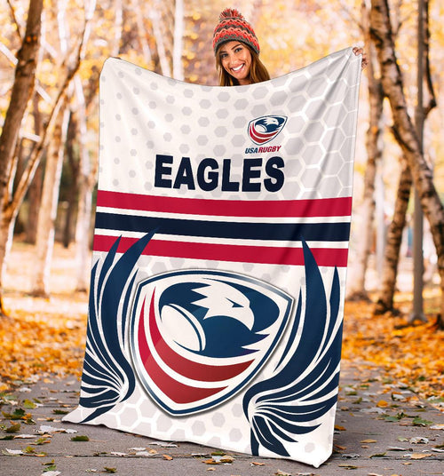 usa-rugby-premium-blanket-eagles-simple-style-white