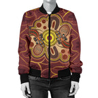 aboriginal-womens-bomber-jacket-indigenous-lizard-dot-painting-art