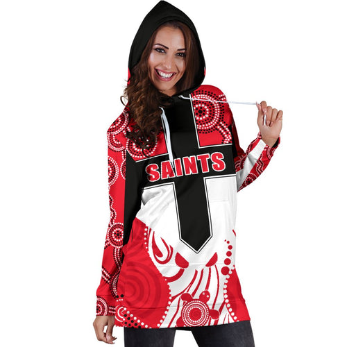 saints-enthusiasm-women-hoodie-dress-st-kilda-indigenous