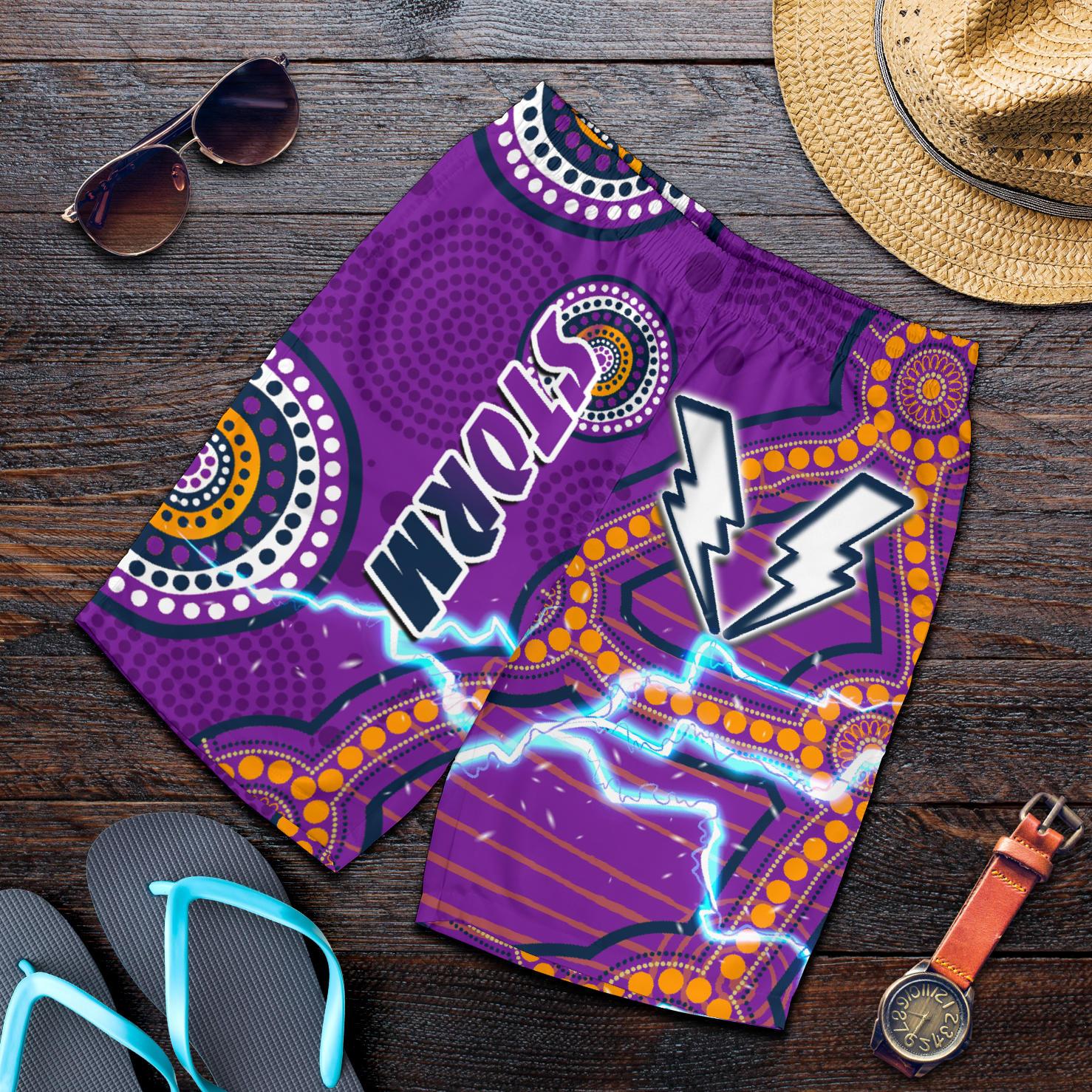 storm-men-shorts-melbourne-indigenous-thunder