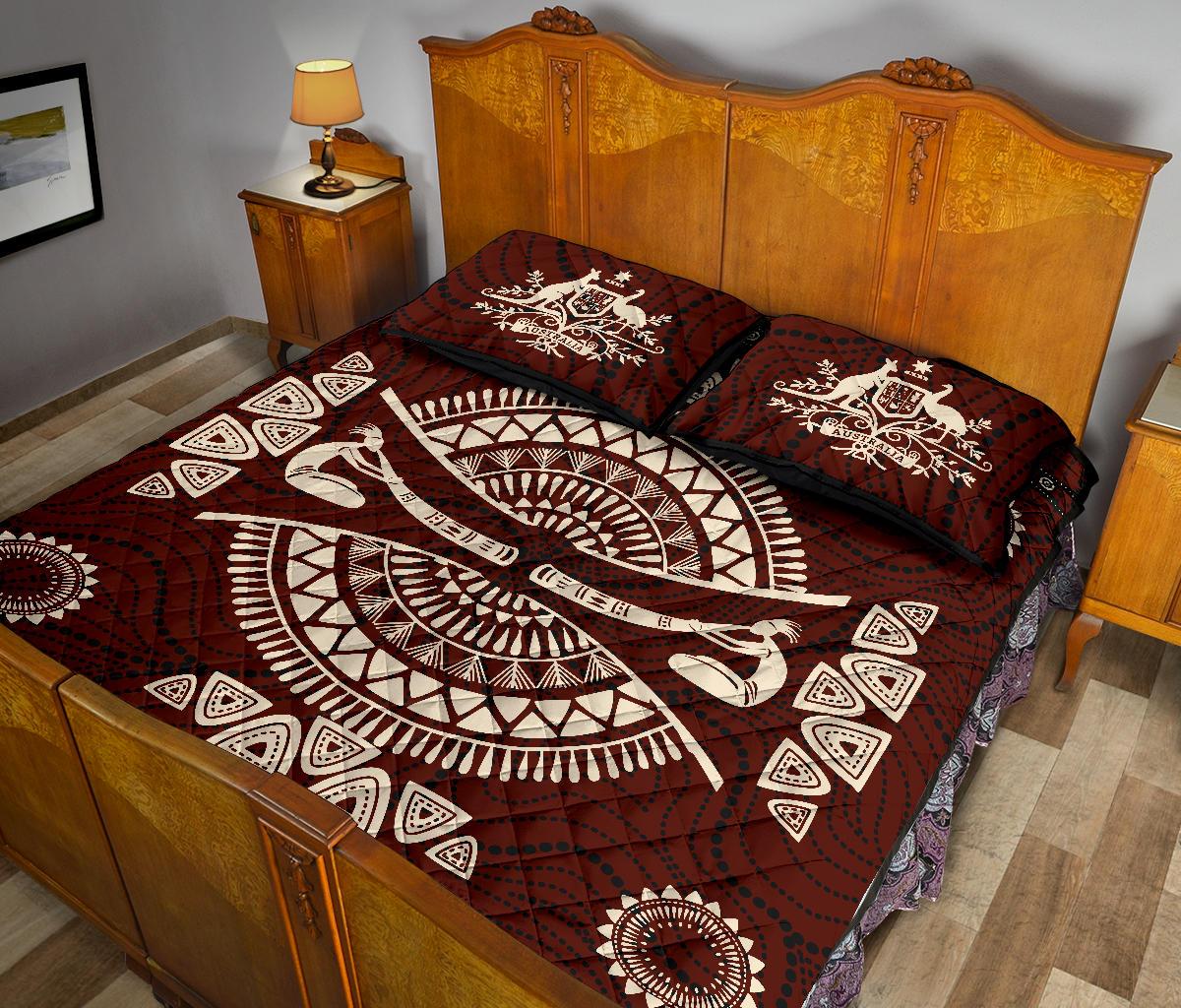 quilt-cover-set-didgeridoo-australia-bed-set-aboriginal-patterns-ver01