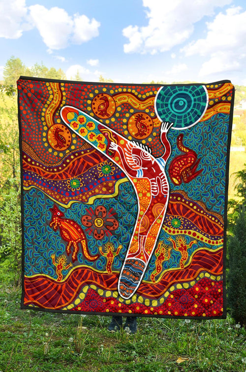 aboriginal-premium-quilt-indigenous-boomerang