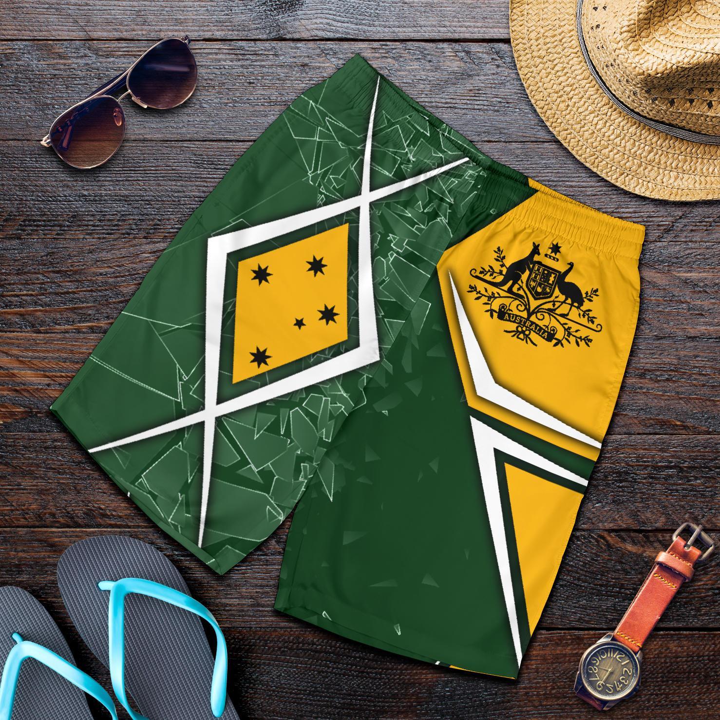 mens-shorts-aussie-flag-green