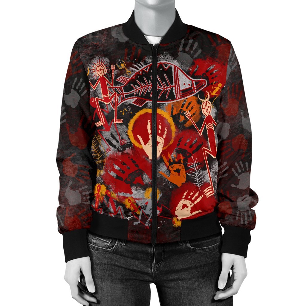 aboriginal-womens-bomber-jacket-indigenous-fish-hand-art