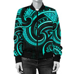 new-zealand-maori-mangopare-women-bomber-jacket-polynesian-turquoise