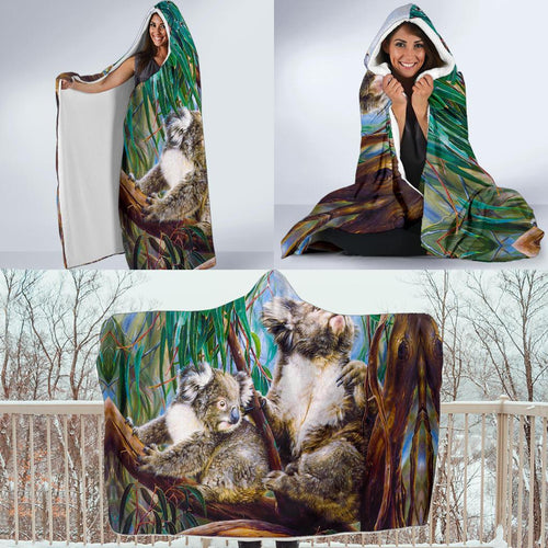 hooded-blanket-koala-and-joey-blanket-3d-art