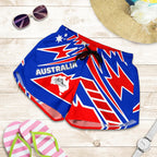 Shorts Women - Australia Flag Color And Coat Of Arm - Vibe Hoodie