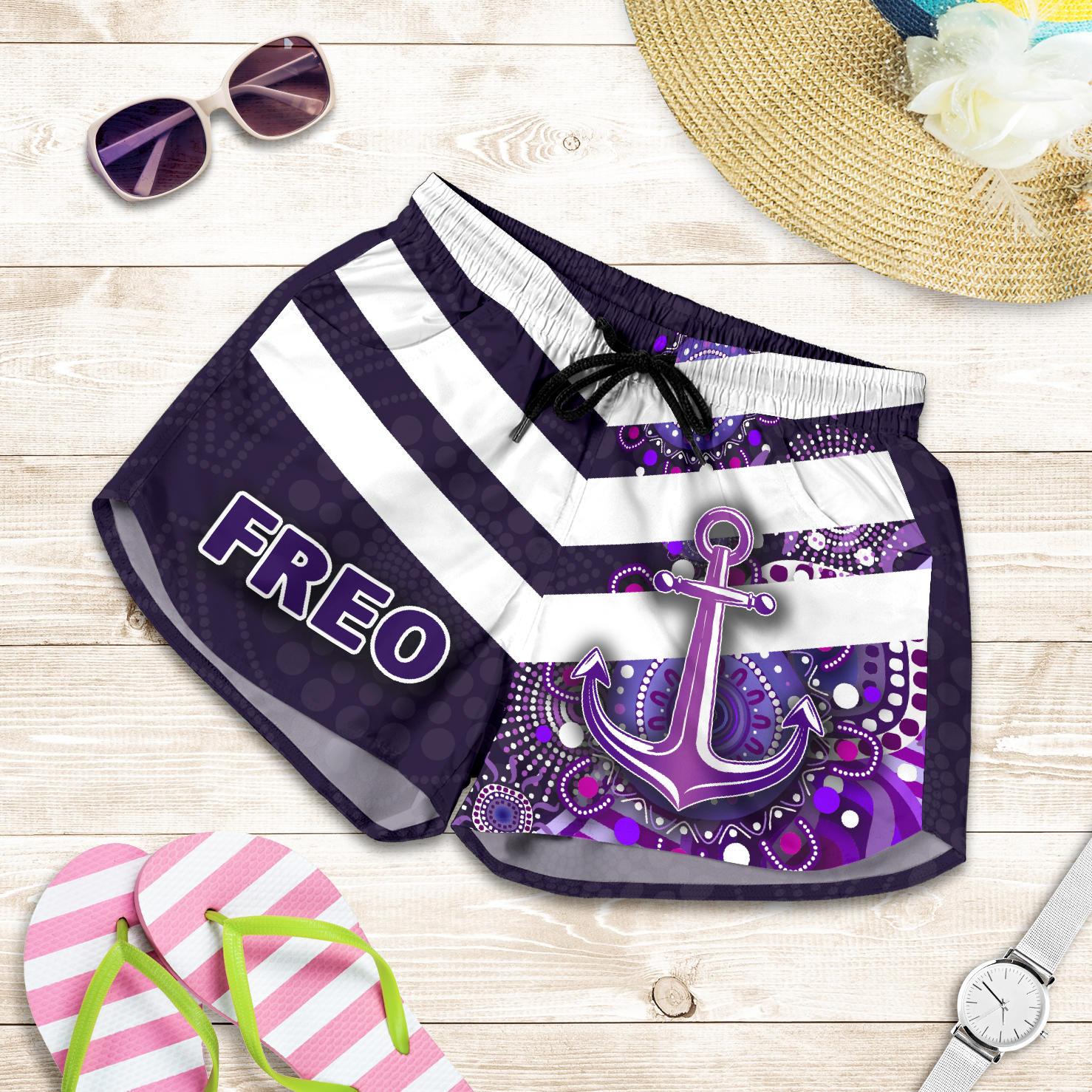 Fremantle Women Shorts Dockers Indigenous Freo - Vibe Hoodie