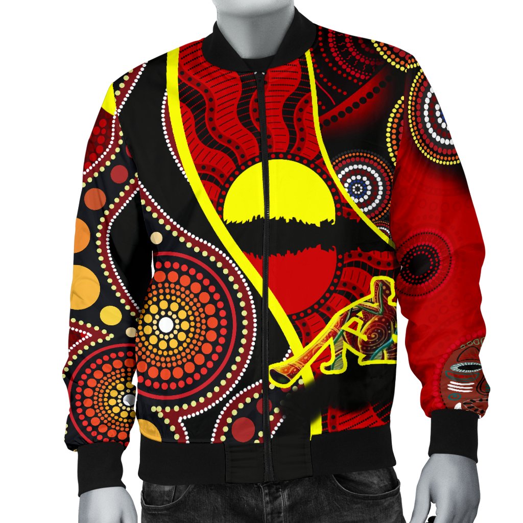 bomber-jacket-australia-aboriginal-dots-with-didgeridoo-1