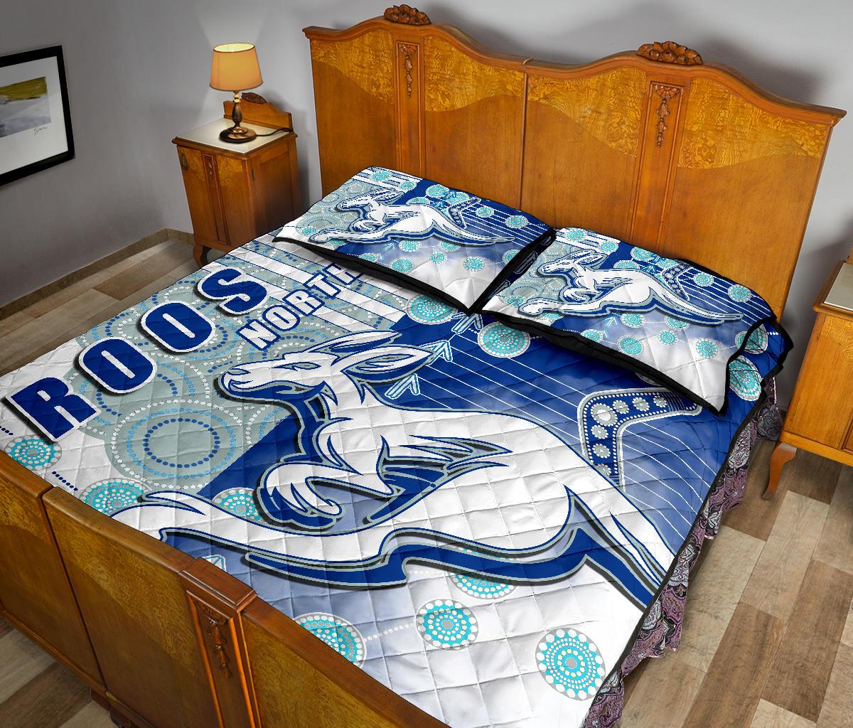 melbourne-kangaroos-quilt-bed-set-indigenous-north-roos