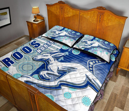 melbourne-kangaroos-quilt-bed-set-indigenous-north-roos