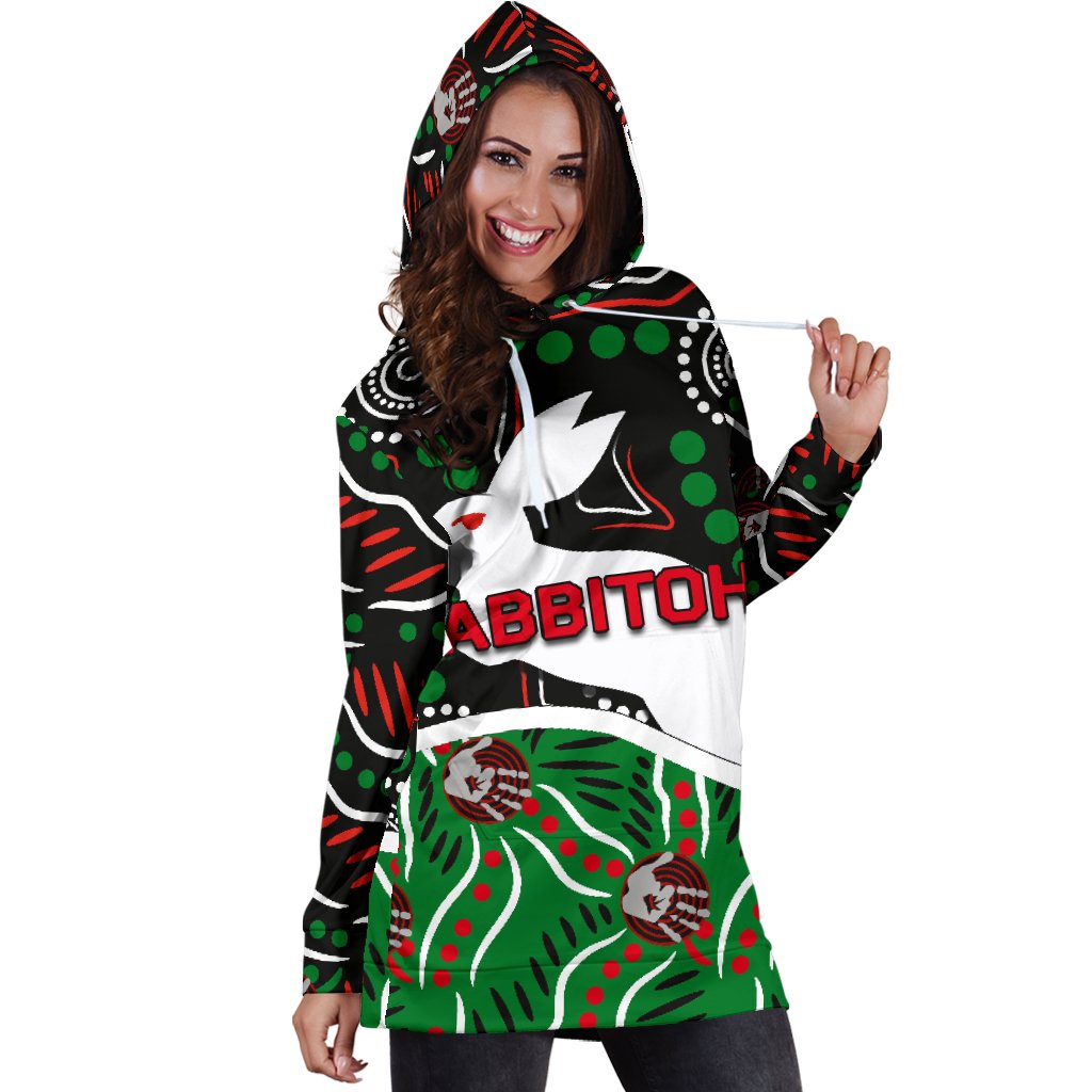 rabbitohs-women-hoodie-dress-aboriginal