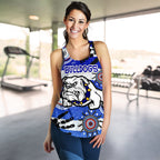Bulldogs Women Racerback Tank Indigenous Country Style No.1 - Vibe Hoodie