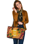 leather-tote-bag-indigenous-circle-leaf-patterns
