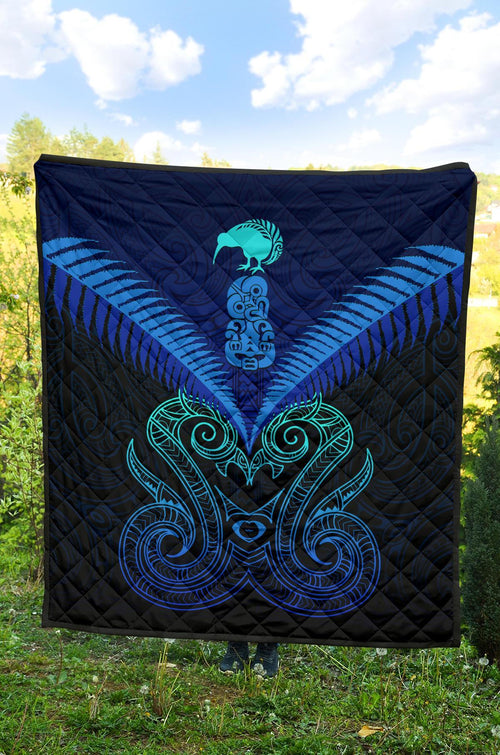 maori-manaia-new-zealand-premium-quilt-blue