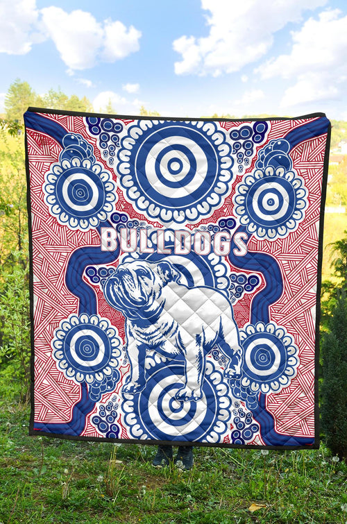 western-premium-quilt-bulldogs-simple-indigenous