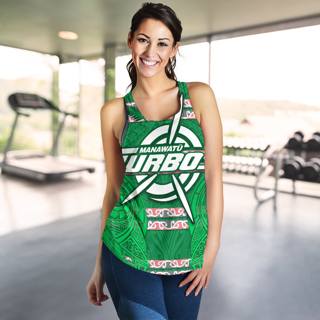 Manawatu Turbos Women Racerback Tank Maori Vibes - Vibe Hoodie
