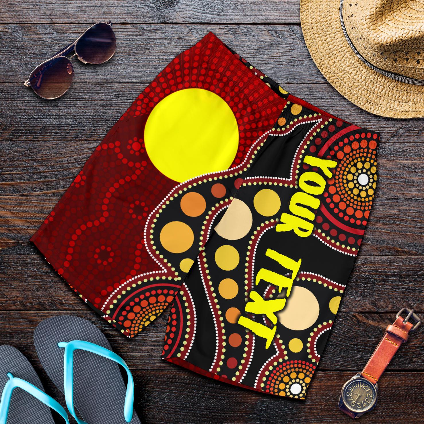 custom-mens-shorts-australia-aboriginal-lives-matter-flag