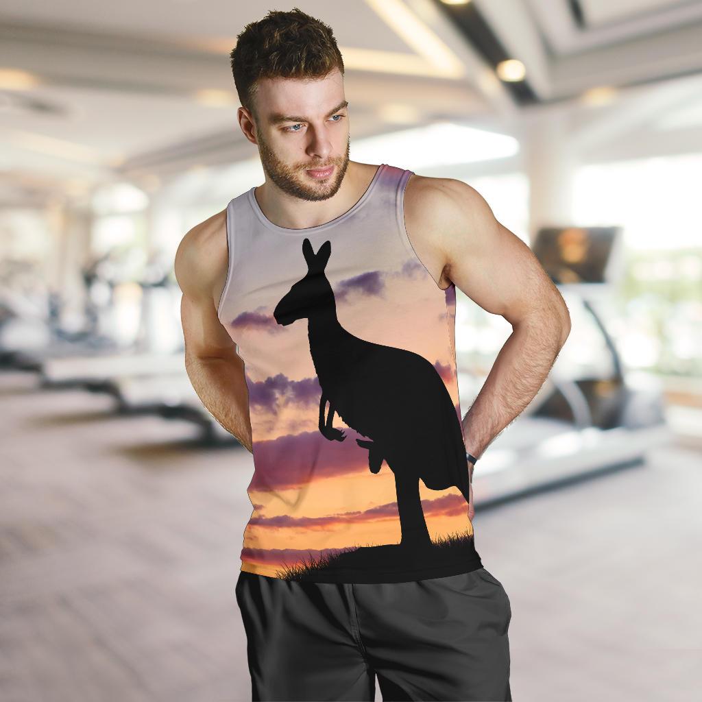 men-tank-top-kangaroo-mens-tank-sunset-ver06
