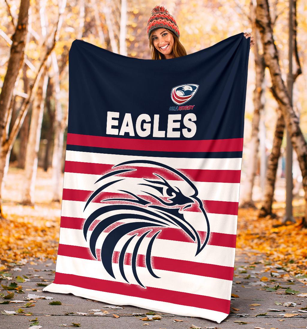usa-rugby-premium-blanket-eagles-simple-style-navy