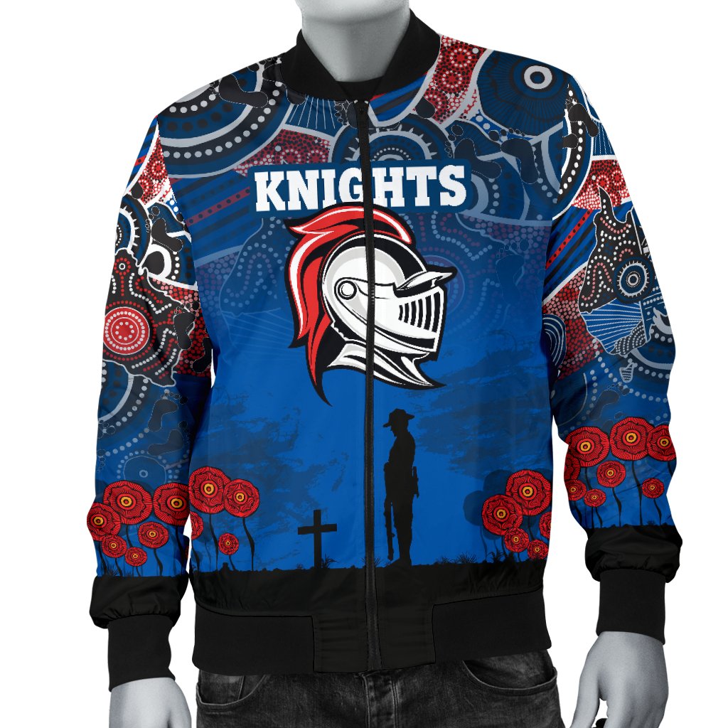 custom-personalised-knights-mens-bomber-jacket-newcastle-anzac-day-aboriginal
