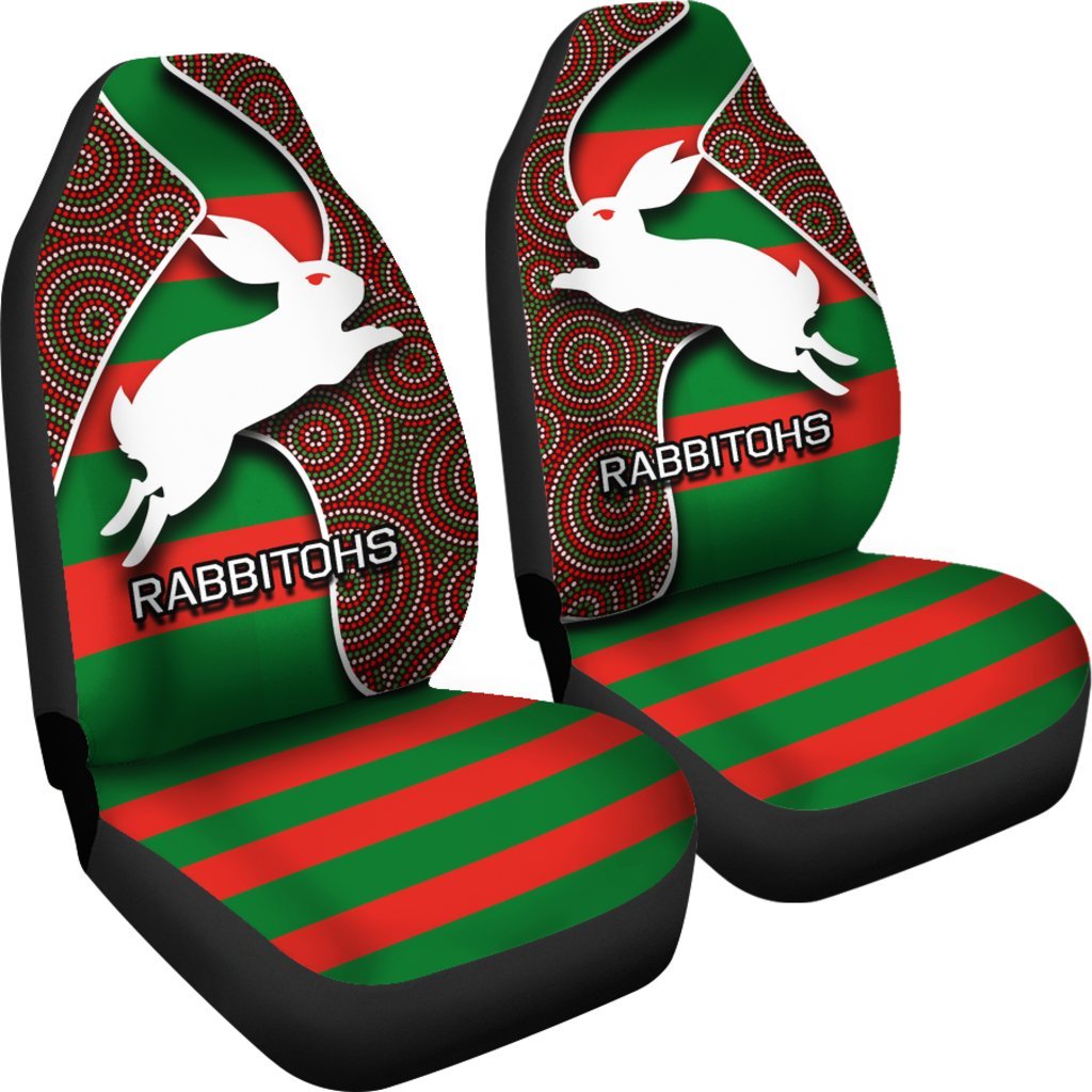 rabbitohs-car-seat-covers