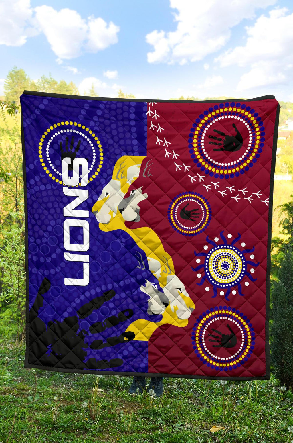 naidoc-brisbane-lions-premium-quilt-indigenous-style