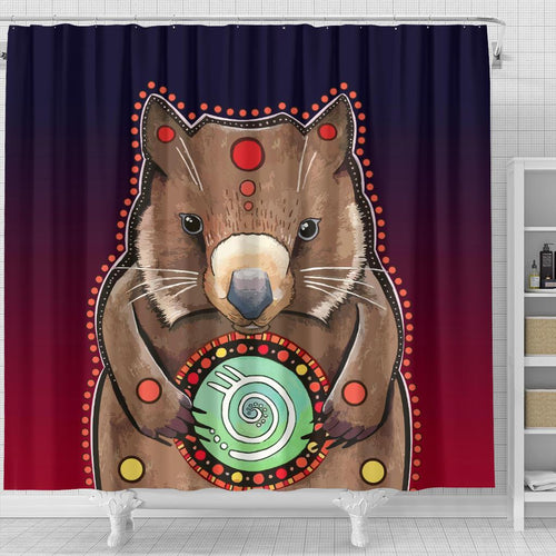 shower-curtain-wombat-shower-curtain-aboriginal-patterns