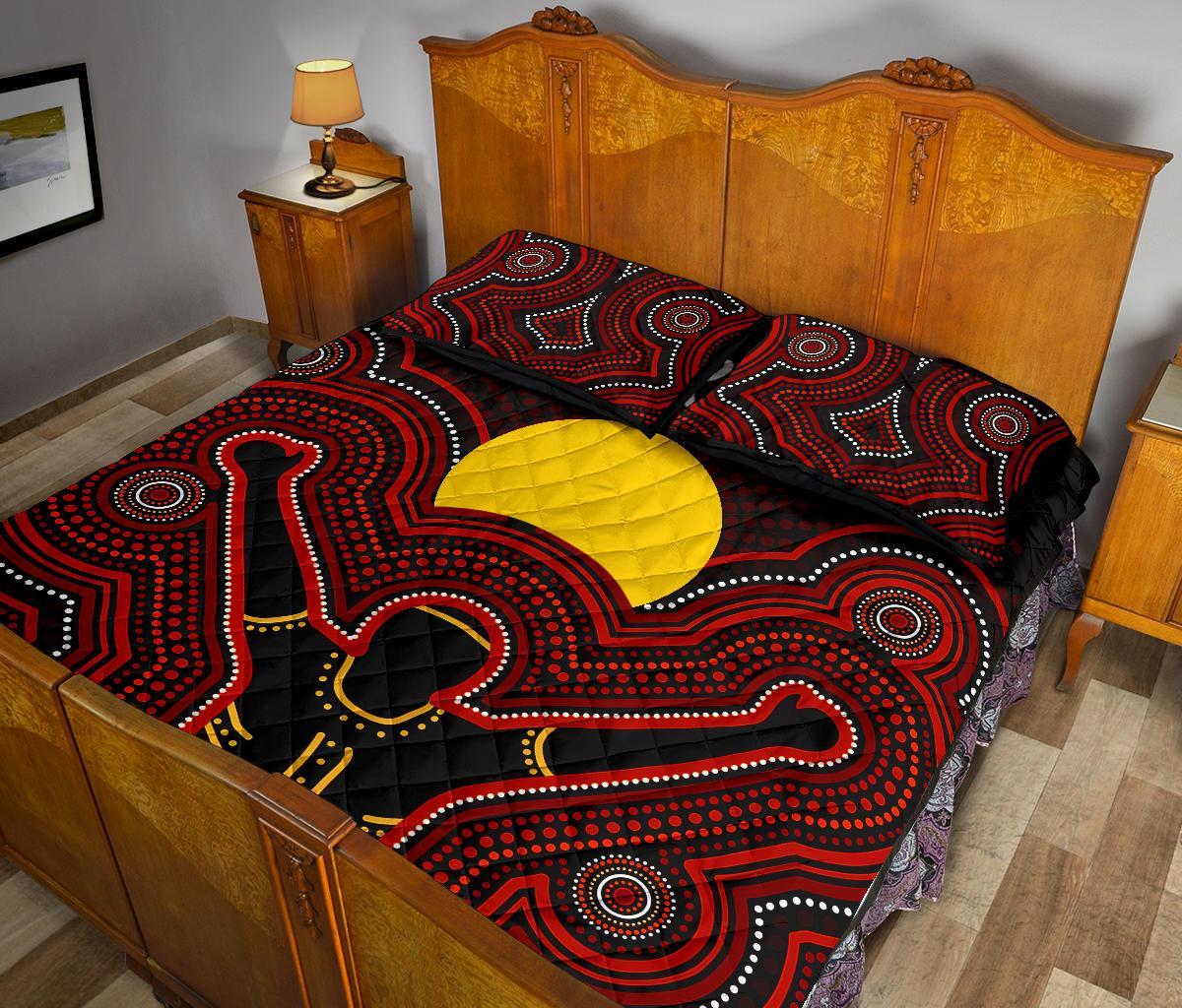 aboriginal-personalised-quilt-bed-set-the-sun-always-shines