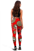rabbitohs-forever-women-leggings-indigenous-red