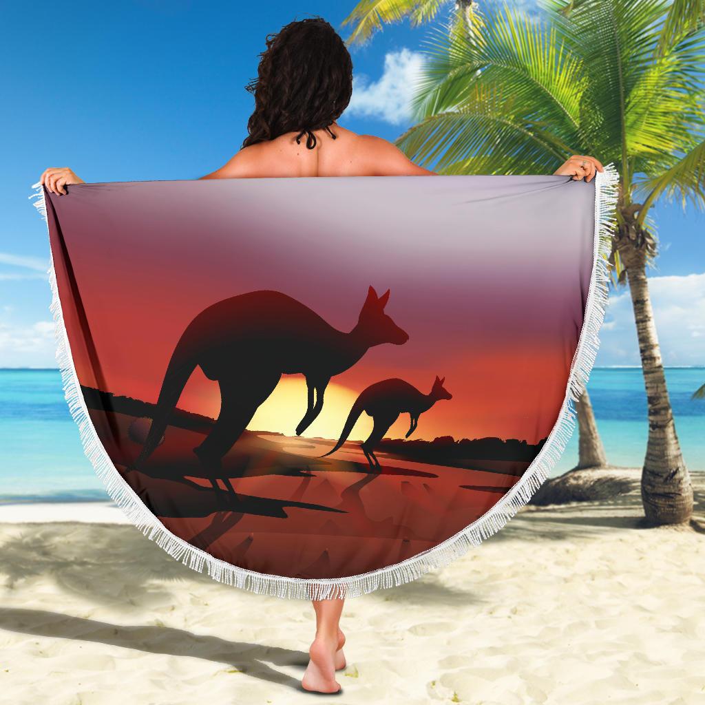 beach-blanket-kangaroo-blanket-sunset-ver07-59-x-59-inches