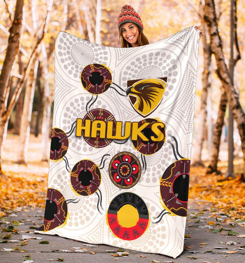 hawthorn-premium-blanket-hawks-indigenous-white
