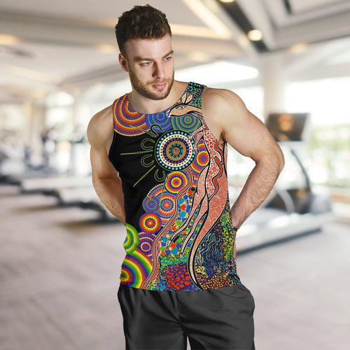 australia-mens-tank-top-aboriginal-style-no-1