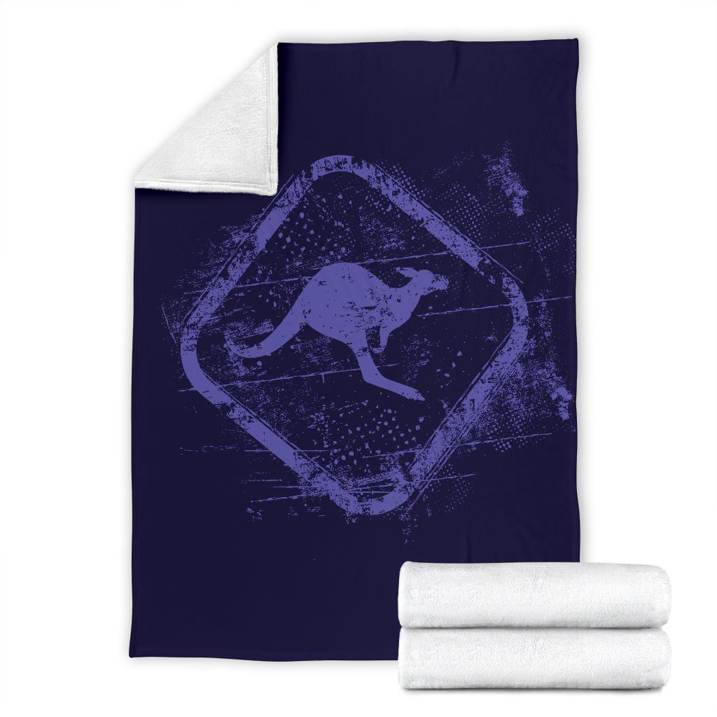 premium-blanket-kangaroo-blanket-grunge-kangaroo-sign