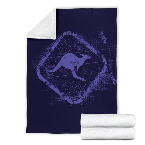 premium-blanket-kangaroo-blanket-grunge-kangaroo-sign