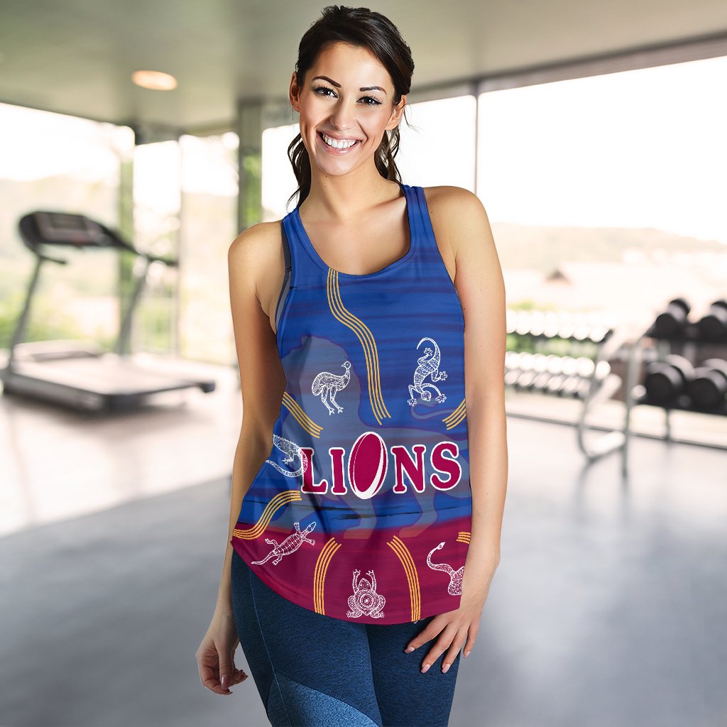 Brisbane Women's Racerback Proud Lions Simple - Vibe Hoodie