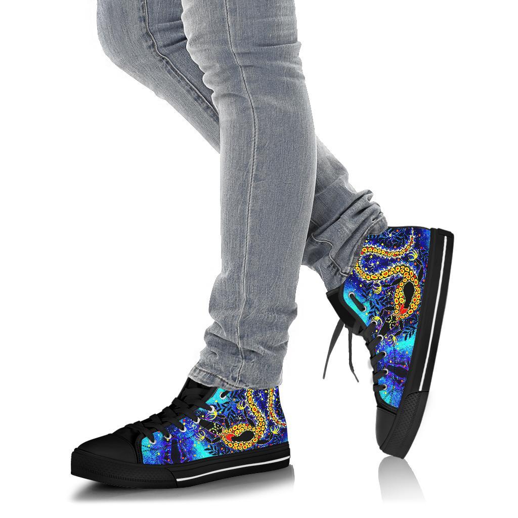 aboriginal-high-top-shoes-indigenous-crocodile
