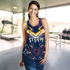 Storm Women Racerback Tank Melbourne Indigenous Champion - Vibe Hoodie