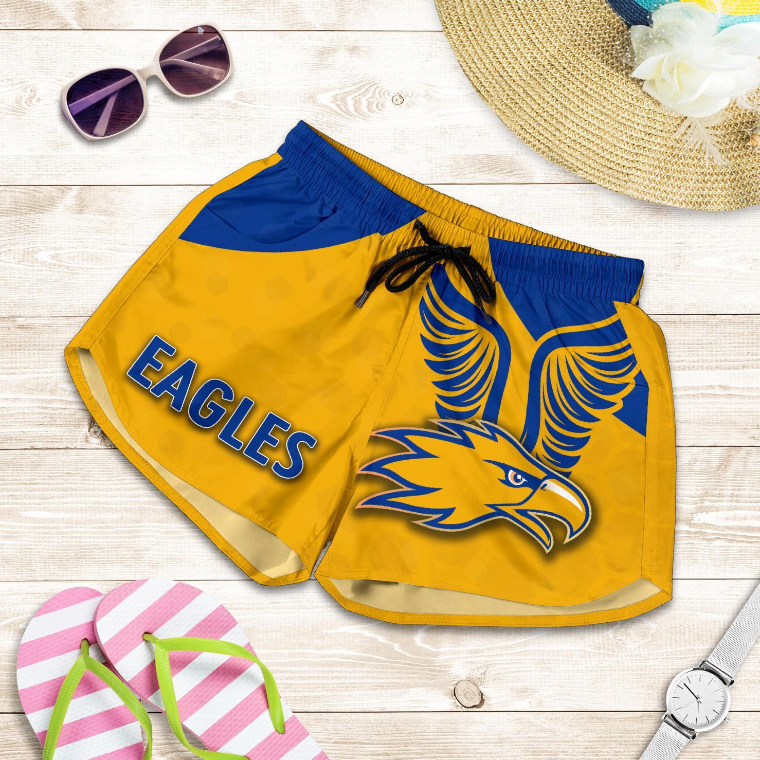 Eagles Women Shorts West Coast - Gold - Vibe Hoodie