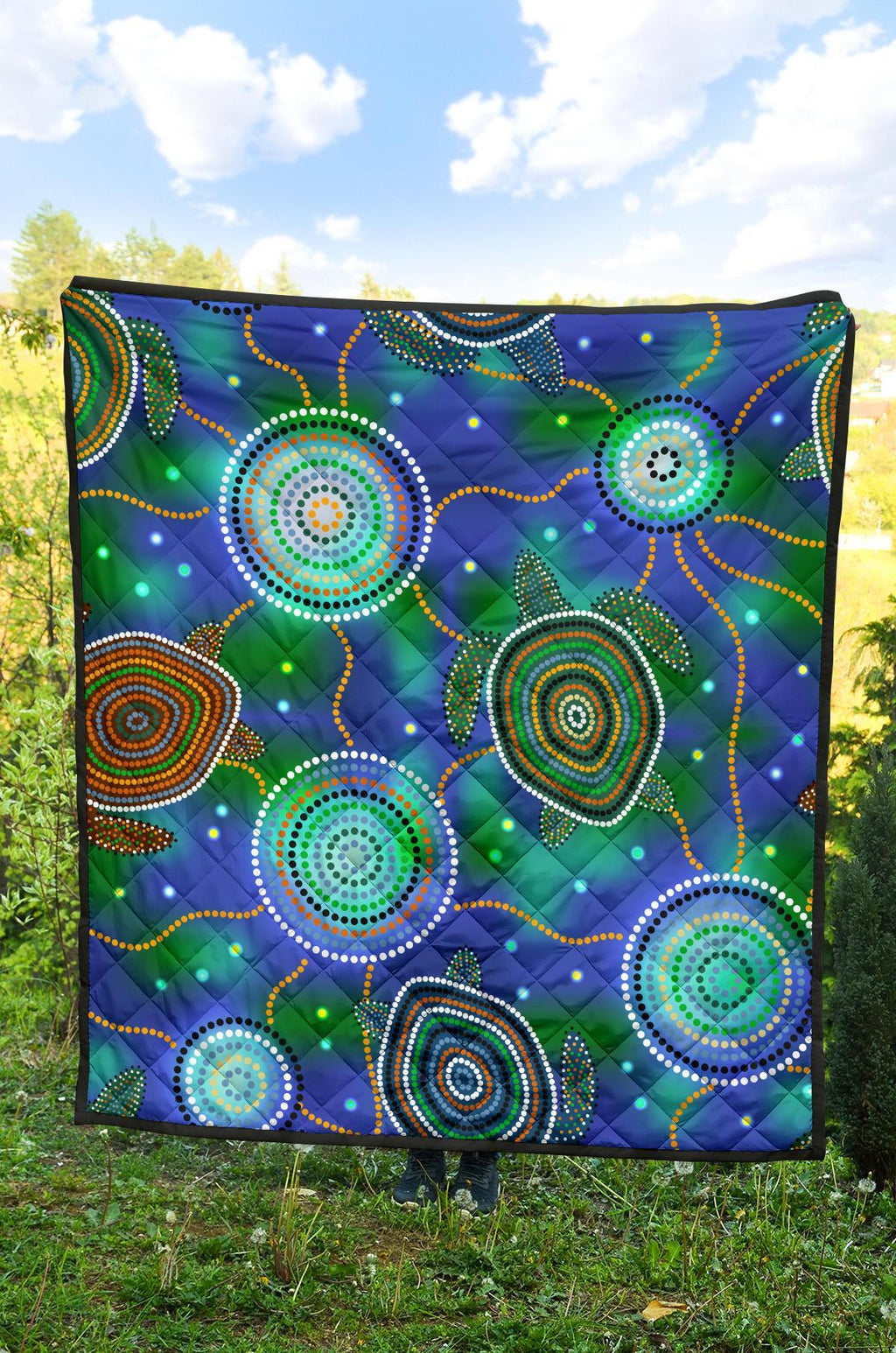 aboriginal-premium-quilt-indigenous-turtle-dreaming