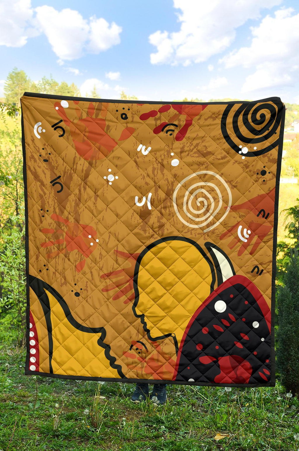 aboriginal-premium-quilt-mother-and-son-hand-art