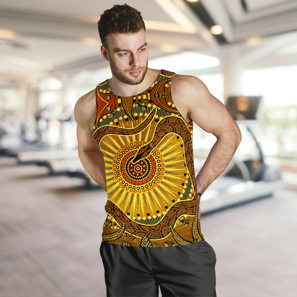 mens-tank-top-australian-aboriginal-snake-rainbow-serpent