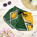 Women's Shorts - Aussie Flag (Green) - Vibe Hoodie