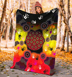 aboriginal-premium-blanket-indigenous-circle-dot-painting-hand-art