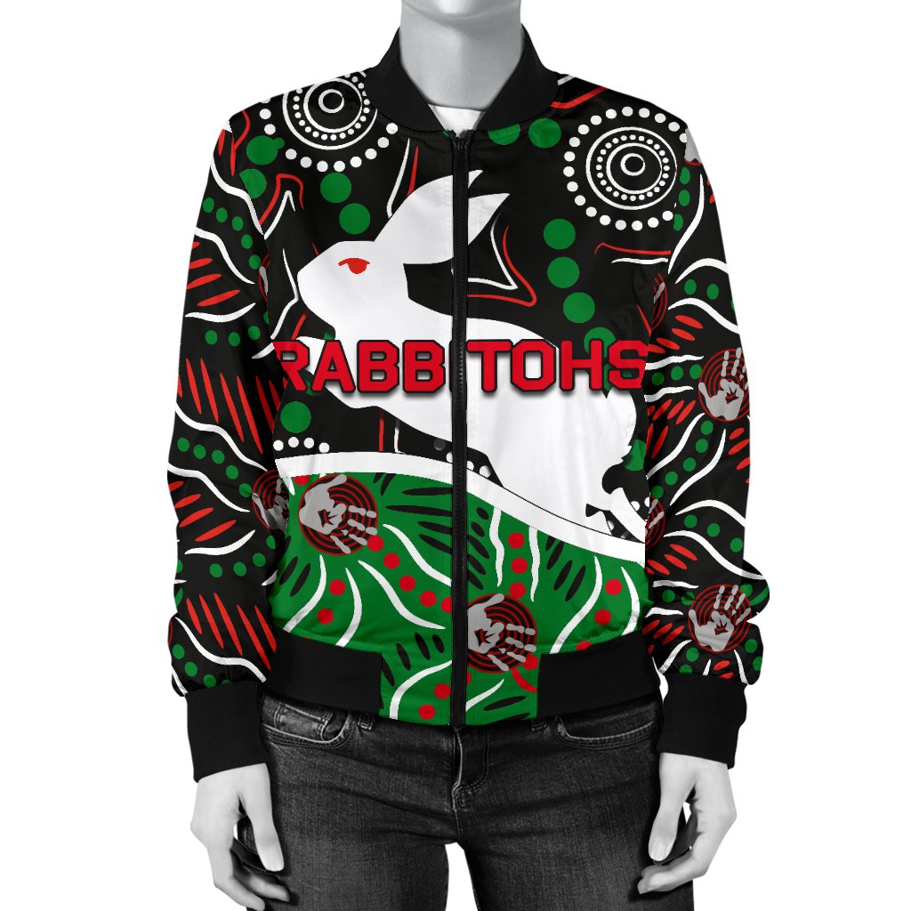 rabbitohs-women-bomber-jacket-aboriginal