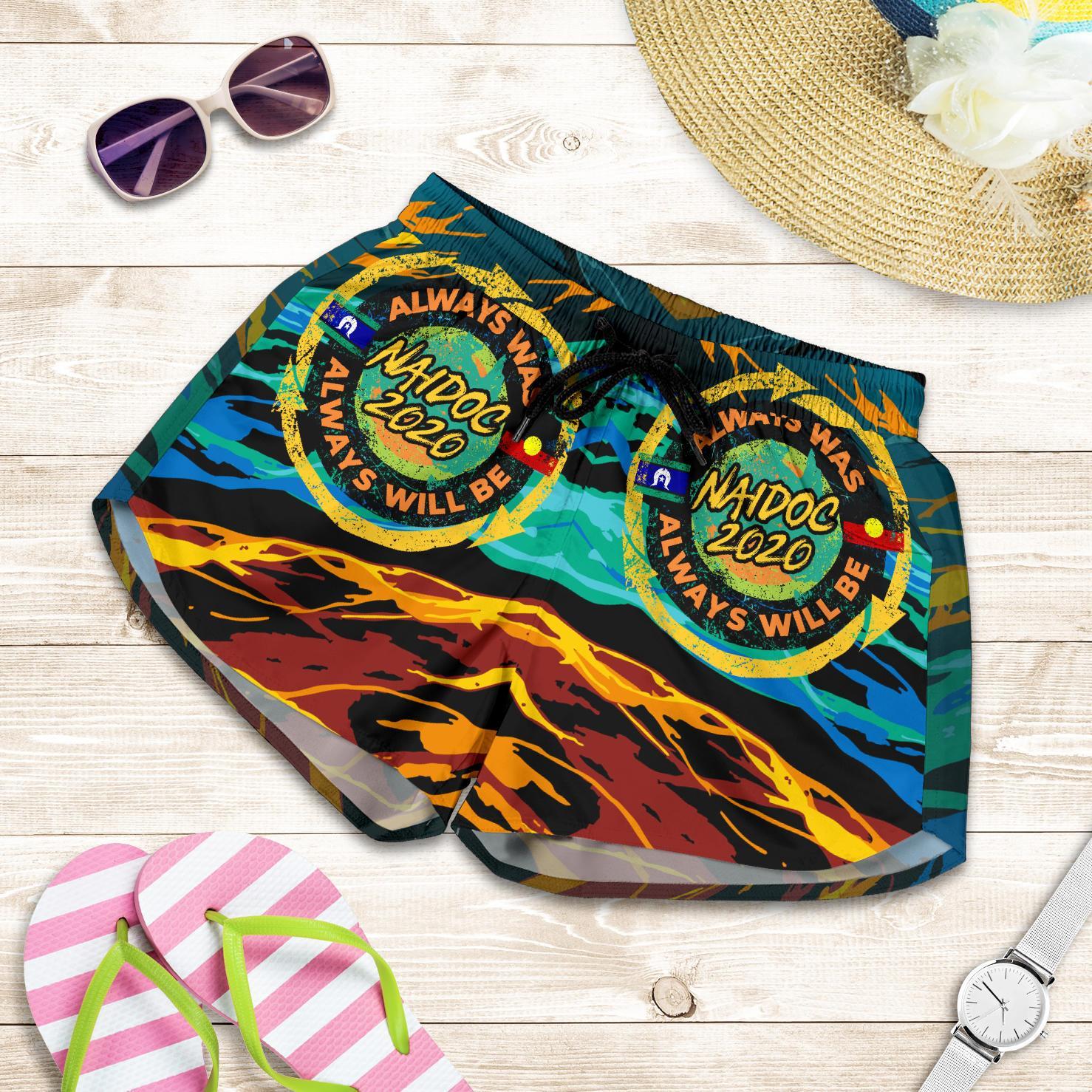 Women's Shorts - Naidoc Always Was, Always Will Be - Vibe Hoodie