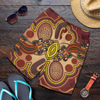 aboriginal-mens-shorts-indigenous-lizard-dot-painting-art