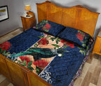tui-bird-new-zealand-pohutukawa-tree-quilt-bed-set