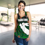 Rabbitohs Women Racerback Tank Simple Indigenous - Vibe Hoodie