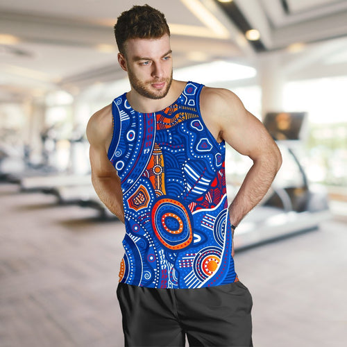 aboriginal-mens-tank-top-indigenous-footprint-patterns-blue-color